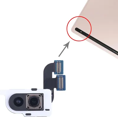 Obrázek produktu pro Pro Samsung Galaxy Tab S8 Ultra Zadní fotoaparát Zadní fotoaparát Náhradní díl