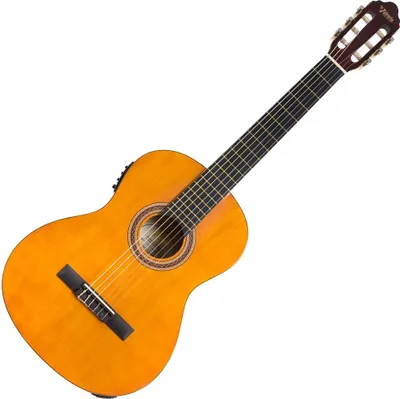 Zdjęcie produktu dla Valencia VC104E 4/4 Natural Gitara klasyczna z przetwornikiem