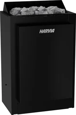 Produktbild von Harvia Combinator KM80SE 8,0 kW Saunaofen mit Verdampfer schwarz Combi Ofen