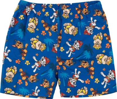 Produktbild von Paw Patrol Badeshorts für Jungen - Kinder Badehose Schwimmhose Boardshorts Badekleidung Hose Blau 98-104