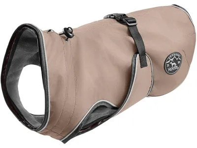 Produktbild von HUNTER Hundemantel Uppsala, Farbe: Taupe, 2in1 Design mit herausknüpfbarem Innen