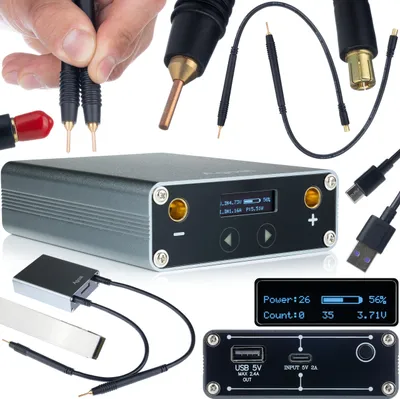 Obrázek produktu pro Rosfix Bodový Svářecí Stroj SM65A pro Články s Displejem Silver Meteor 650A