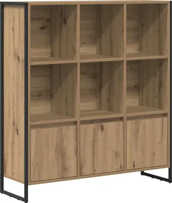 Zdjęcie produktu dla Regał na książki vidaXL, 2 szt., styl rustykalny, dąb, 99,5 x 30 x 108 cm