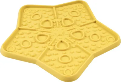 Image de Tapis à lécher Duvo+ étoile jaune pour chats