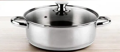 Produktbild von Edelstahltopf, 28cm, silber, Küche