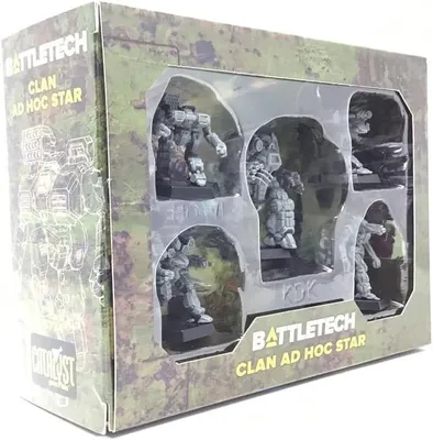 Produktbild von BattleTech Clan Ad Hoc Star - Miniaturen-Spiel -Zubehör - ENG Edition