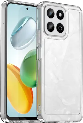 Produktbild von Schutzhülle für Honor 200 Smart Klar Rückseite Stoßfeste TPU Silikon Bumper Hülle Transparent