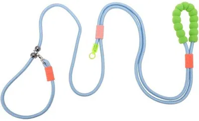 Image de Laisse pour chien de 3,5 mètres - Sangles réglables pour la taille - Multifonctionnelle - Poignée en mousse - Nylon résistant - Rotation à 360 degrés - Laisse de promenade pour chien