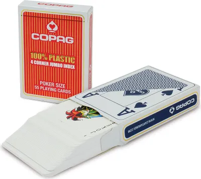 Produktbild von Copag - Plastik-Poker Jumbo Face 4 Pip