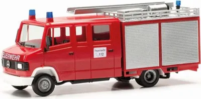 Image de MERCEDES T2 LF 8/6 Feuerwehr, HER097642, Échelle1/87, HERPA