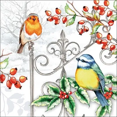 Produktbild von Napkin 33 Birds & HollyMix   33x33cmSeite118