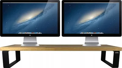 Immagine prodotto di Supporto per monitor in rovere 90 cm Piano scrivania Alzata per monitor Piano schermo