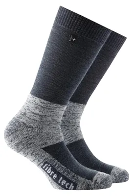 Produktbild von ROHNER Fibre Tech Wandersocken blau EU 36-38