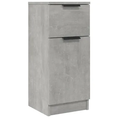 Obrázek produktu pro vidaXL Příborník betonový šedý 30x30x70 cm odvozený výrobek ze dřeva