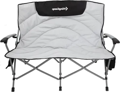 Produktbild von Campingstuhl - Faltstuhl - Zweisitzerstuhl - Klappstuhl - Aluminiumrahmen