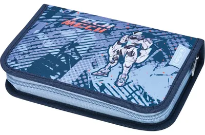 Obrázek produktu pro Herlitz Tech Mech, 31 kusů, Modrá, Tmavě modrá, Polyester, Obrázek, 205 mm, 38 mm