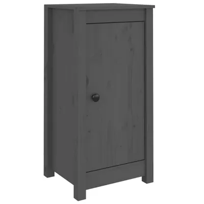 Obrázek produktu pro Příborníky 2 ks šedé 39x35x80 cm masivní borové dřevo