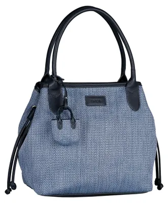 Produktbild von Gabor Granada Denada Damen Shopper Umhängetasche Reißverschluss Groß Blau Mix
