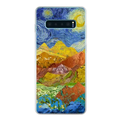 Produktbild von MuchoWow® Handyhülle Schutzhülle Hülle für Samsung Galaxy S10 Plus Alte Meister - Collage - Van Gogh Silikon Softcase Handy Hülle - Schutzhülle