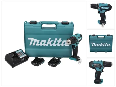 Produktbild von Makita DF 333 DWAE Akku Bohrschrauber 12 V max. 30 Nm + 2x Akku 2,0 Ah + Ladegerät + Koffer
