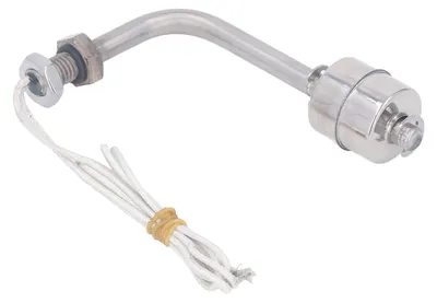 Image de Interrupteur à flotteur pour régulation du niveau d'eau ou de liquide, acier inoxydable 304, CA 0-220 V, 100 l, course 10 mm