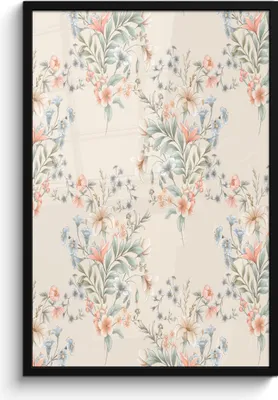 Produktbild von MuchoWow® MuchoWow® Gerahmtes Poster Blumen - Rosa - Blätter 60x90 cm - Poster mit zchwarzem Bilderrahmen - Kunst