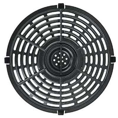 Image de Friteuse à air chaud, plaque de cuisson grill, 21,6 cm - Plaque de rechange antiadhésive - pour frites, pizza et cuisson à l'air