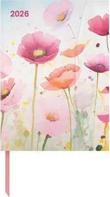 Produktbild von Bright Flowers 2026 - Diary - Buchkalender - Taschenkalender