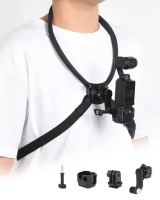 Zdjęcie produktu dla Uchwyt magnetyczny na szyję do gopro hero 360 regulowany pas