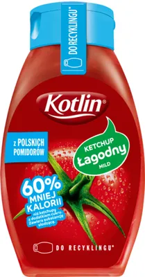 Obrázek produktu pro Kotlin Kečup Łagodny o 60 % méně kalorií 420 G