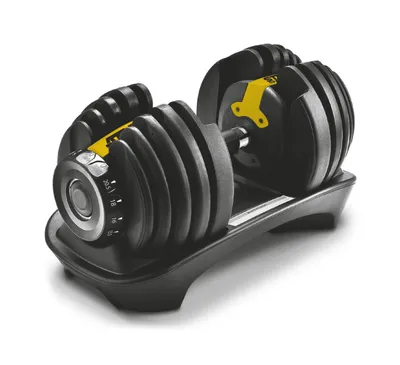 Produktbild von STG24X Athletix 24kg POWER SHIFT Verstellbare Kurzhanteln Fitness, mit Abstellbasis für Frauen & Männer Krafttraining, variable Gewichte, 15 Stufen