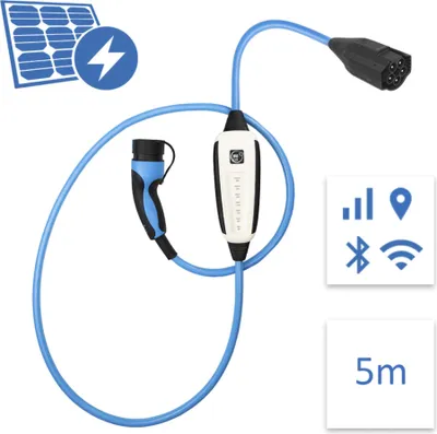 Produktbild von NRGkick 32A Pure für PV-Nutzer GSM/GPS/SIM 5m WLAN