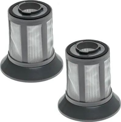 Produktbild von vhbw 2x Staubsaugerfilter kompatibel mit Clatronic BS 1293 Eco-Cyclon Staubsauger - Filtereinsatz (Nylon- + HEPA-Filter) Schwarz Grau Weiß