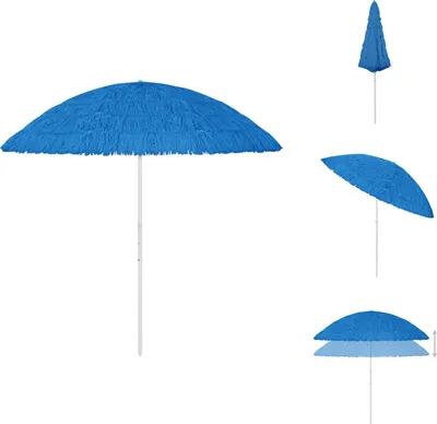 Immagine prodotto di vidaXL Ombrellone Hawaii blu 300 cm - Ombrelloni e tende da sole
