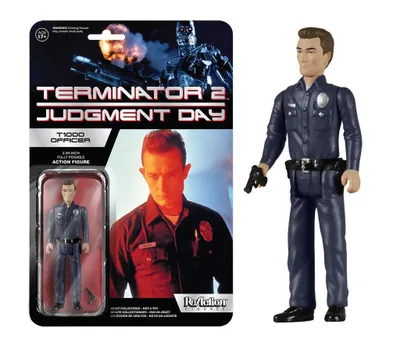 Produktbild von Funko Reaction Terminator 2 T1000 Officer Figur 8 Cm