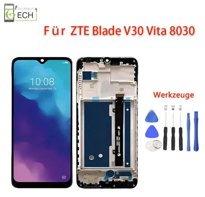 Produktbild von Für ZTE Blade V30 Vita 8030 LCD Display mit Rahmen Touchscreen Bildschirm
