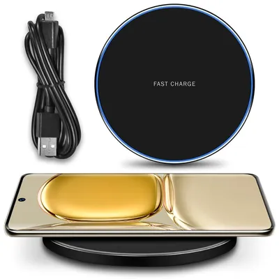 Produktbild von QI Wireless Ladestation für Huawei P50 Pro / Plus Induktiver Charger Ladegerät
