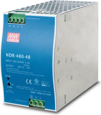 Zdjęcie produktu dla PLANET PWR-480-48, 480 W, 100-240 V, 50 - 60 Hz, 4.8 A, Aktywne, Ochrona przez zbyt wysokim napięciem, Zabezpieczenie przed przegrzaniem, Przeładowanie, Krótkie...