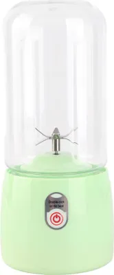 Produktbild von Tragbarer Mixer mit USB-Aufladung, kabellos, 1200 mAh Akku, 410 ml, 18000 U/min Mini-Entsafter für Obst & Gemüse