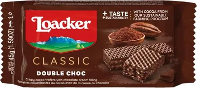 Obrázek produktu pro Wafelek Loacker Double Choc 45 g