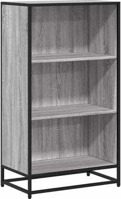Zdjęcie produktu dla vidaXL Regał szary Sonoma 60x35x107,5 cm Materiał drewnopochodny