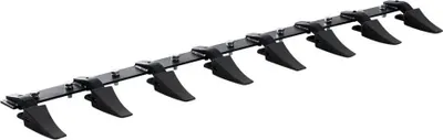 Produktbild von Hochleistungs-Traktorschaufel - Schaufelzahnstange, 165 cm, 8-Zahn-Schiene für Lader - Traktor - Kompaktlader, 2000 kg Tragkraft - Effiziente Bodenausgrabung & Schaufelschutz, Anschraubdesign
