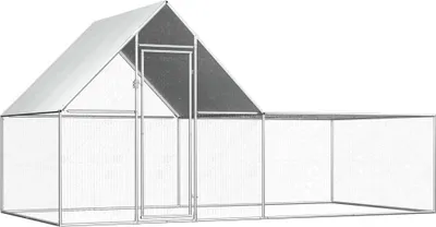 Zdjęcie produktu dla Woliera Dla Kur, 4 X 2 X 2 M, Galwanizowana Stal Lumarko!