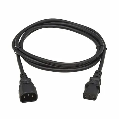 Produktbild von EATON TRIPPLITE PDU Power Cord C13 to C14 - 10A 250V H05VV-F 2M Black