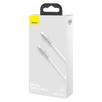 Obrázek produktu pro Baseus CATJK-C02 kabel pro mobilní telefony bílý 1 m USB C