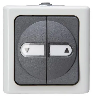 Obrázek produktu pro Kopp 561556004, Knoflíky, Černá, Bílá, Termoplastik, IP44, 250 V, 10 A