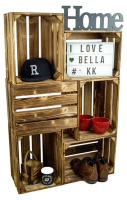 Produktbild von 6er set Obstkiste Bella Neu & geflammt