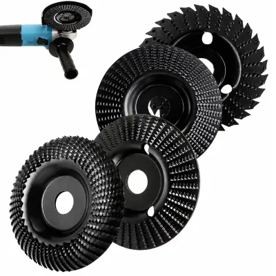 Imagen del producto de 4 discos de corte de madera de 125 mm para amoladora angular, con eje de 7/8 de pulgada (22 mm)