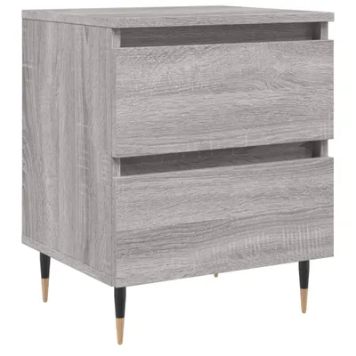 Produktbild von Nachttisch Grau Sonoma 40x35x50 cm Holzwerkstoff