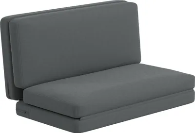 Produktbild von HOMCOM Bodensofa 3-in-1 Klappbar Schlafsofa mit Samtoptik für Schlafzimmer